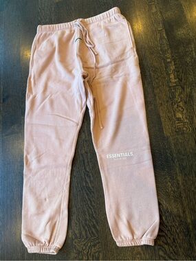 ESSENTIALS Light Pink Jogger Sweatpants